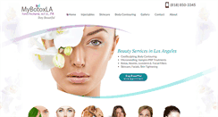 Desktop Screenshot of mybotoxla.com